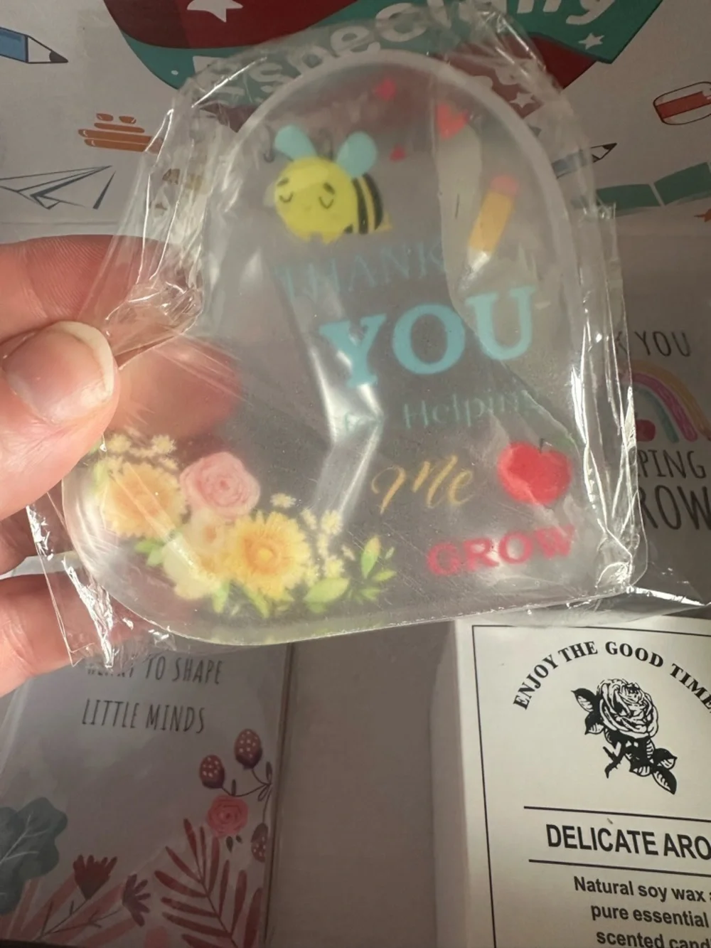 Teacher “Thank You For Helping Me Grow” Gift Set - 5 items